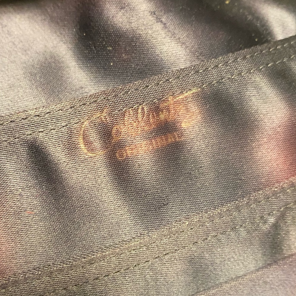 Vintage Coblentz Black Suede Handbag with Gold Accents - Picture 3 of 6